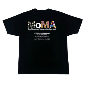 "Hype" MoMA Logo T-Shirt - Black